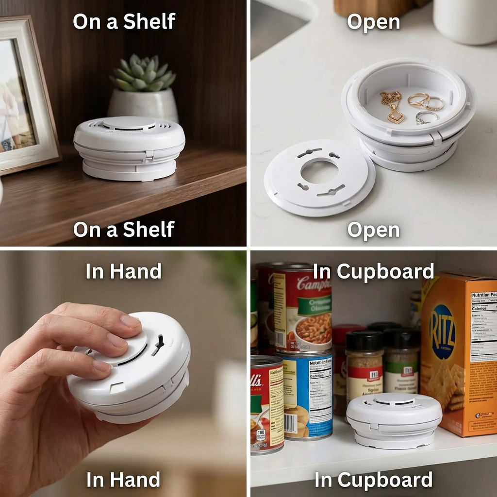 Diversion safe on a household shelf looking like an ordinary product